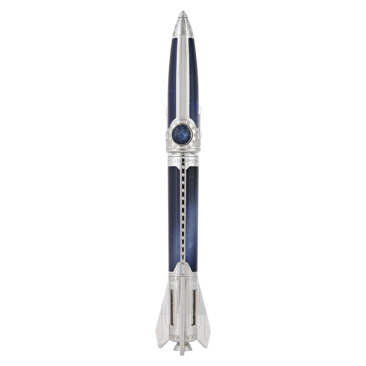 Перьевая ручка Space Odyssey 240768P Цвет Серебристый Отделка палладием и натуральным лаком | S.T. Dupont