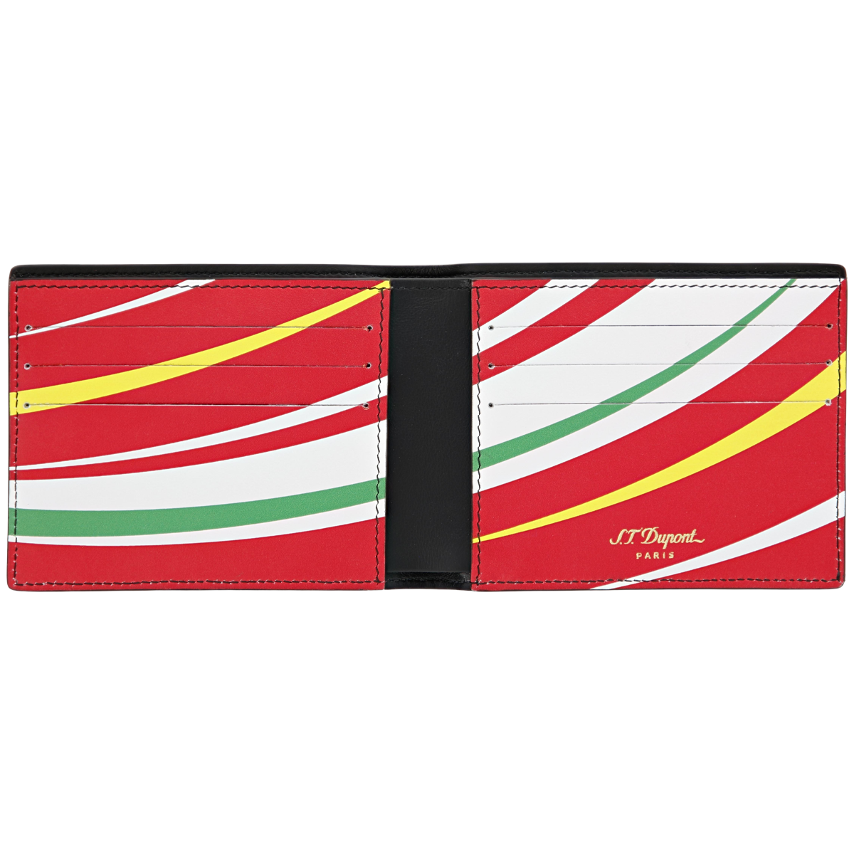 Бумажник 24h Le Mans 161310 Цвет Чёрный Гладкая кожа с тиснением | S.T. Dupont