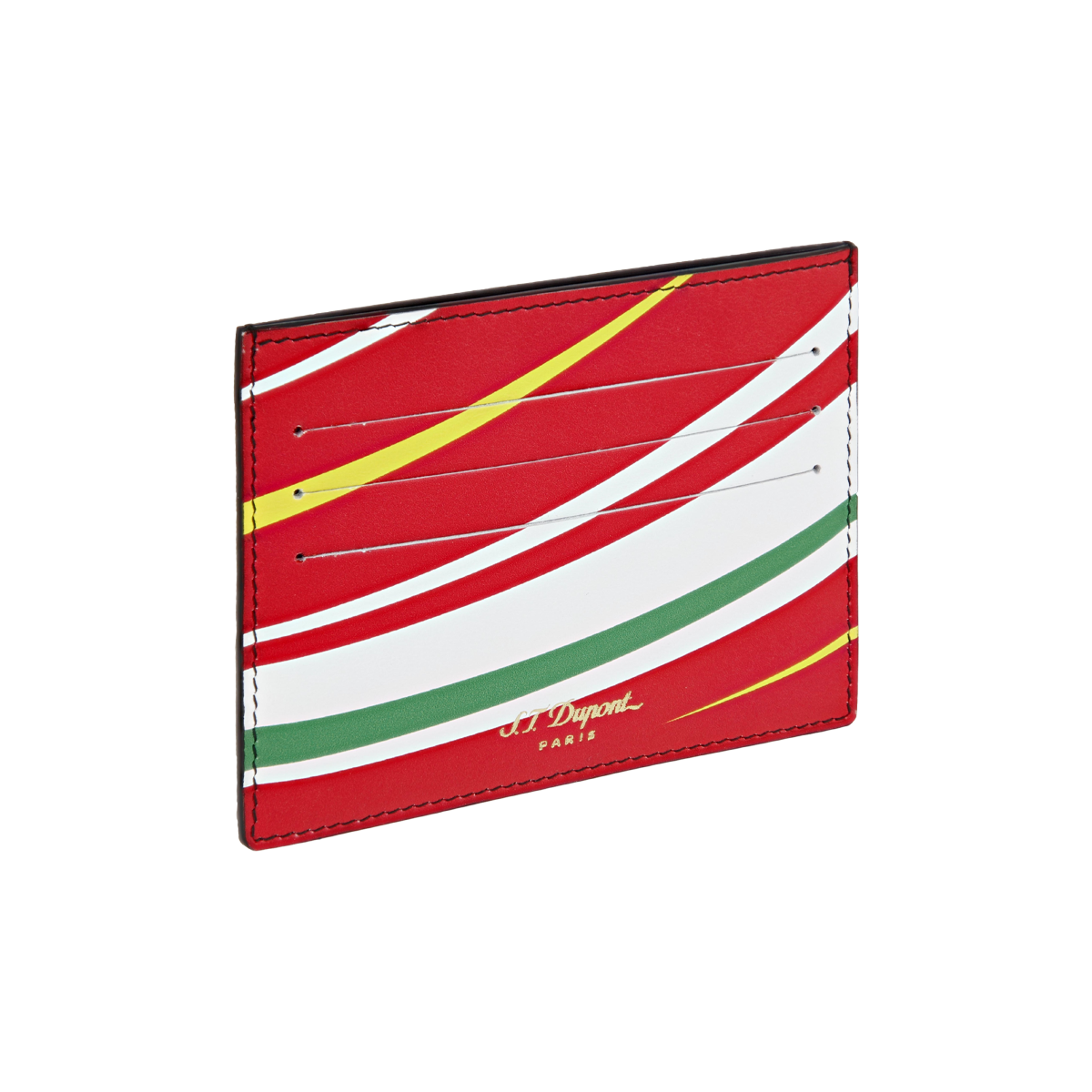 Чехол для кредитных карт 24h Le Mans 161311 Цвет Многоцветный Гладкая кожа с тиснением | S.T. Dupont