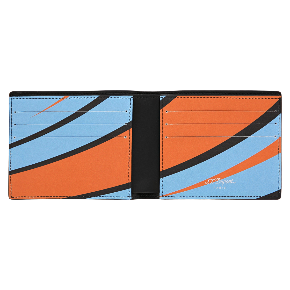 Бумажник 24h Le Mans 161410 Цвет Чёрный Гладкая кожа с тиснением | S.T. Dupont