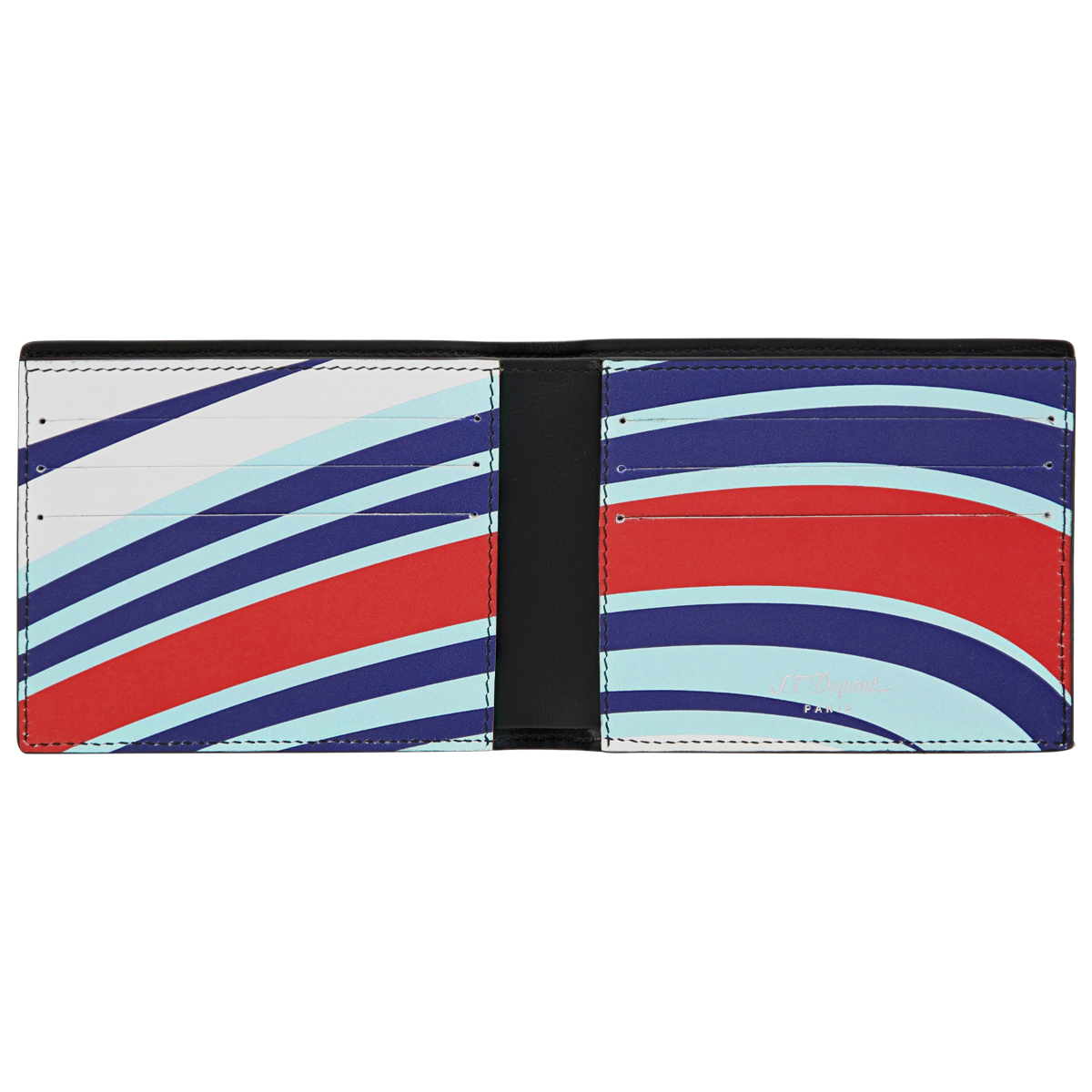 Бумажник 24h Le Mans 161510 Цвет Чёрный Гладкая кожа с тиснением | S.T. Dupont