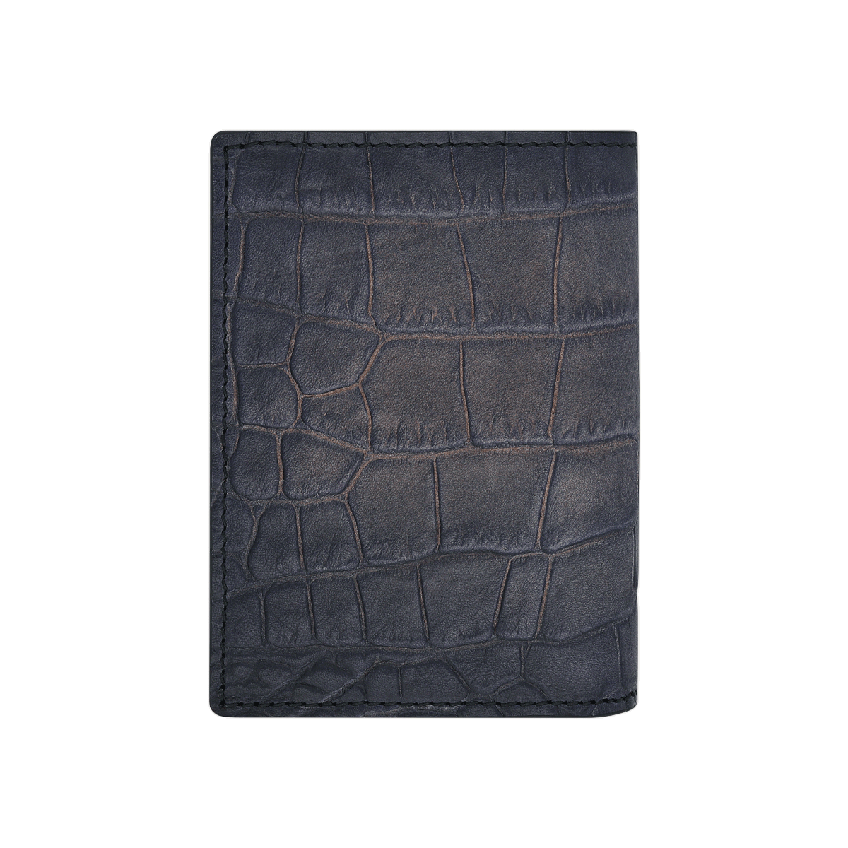 Бумажник Atelier 190578 Цвет Чёрный Патинированная кожа под крокодила, внутри гладкая кожа | S.T. Dupont