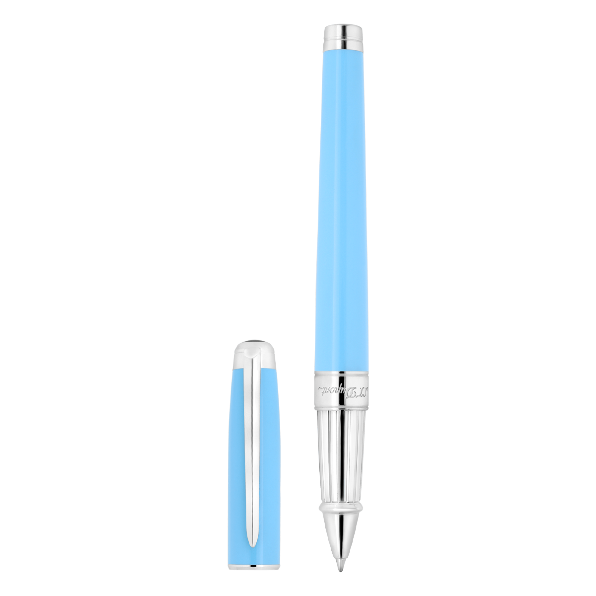 Ручка-роллер Eternity Line D 422017L Цвет Голубой Отделка палладием и натуральным лаком | S.T. Dupont