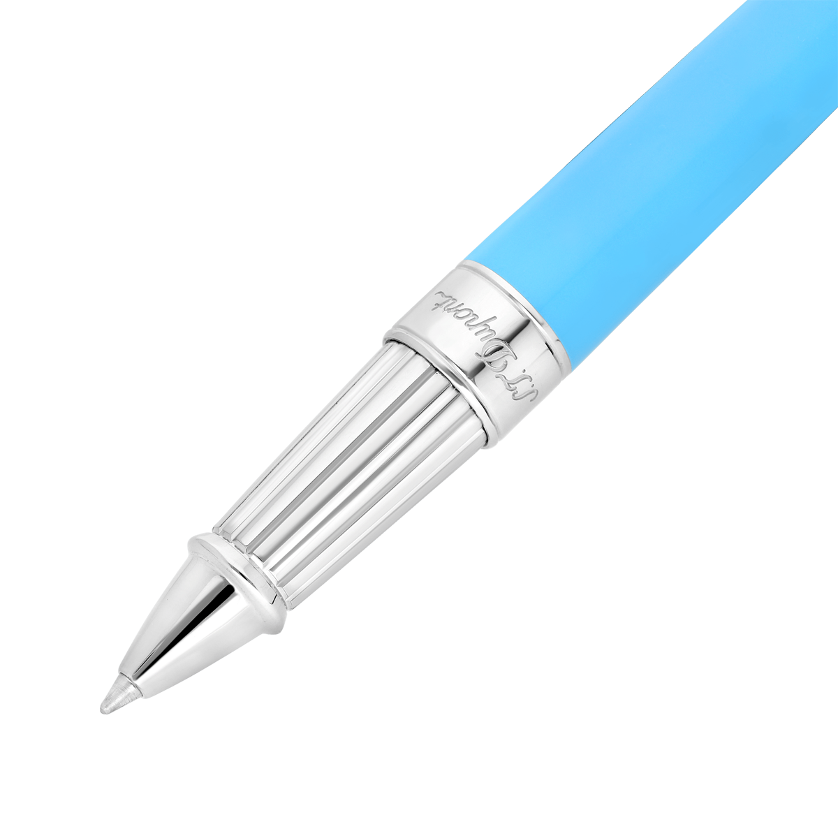 Ручка-роллер Eternity Line D 422017L Цвет Голубой Отделка палладием и натуральным лаком | S.T. Dupont