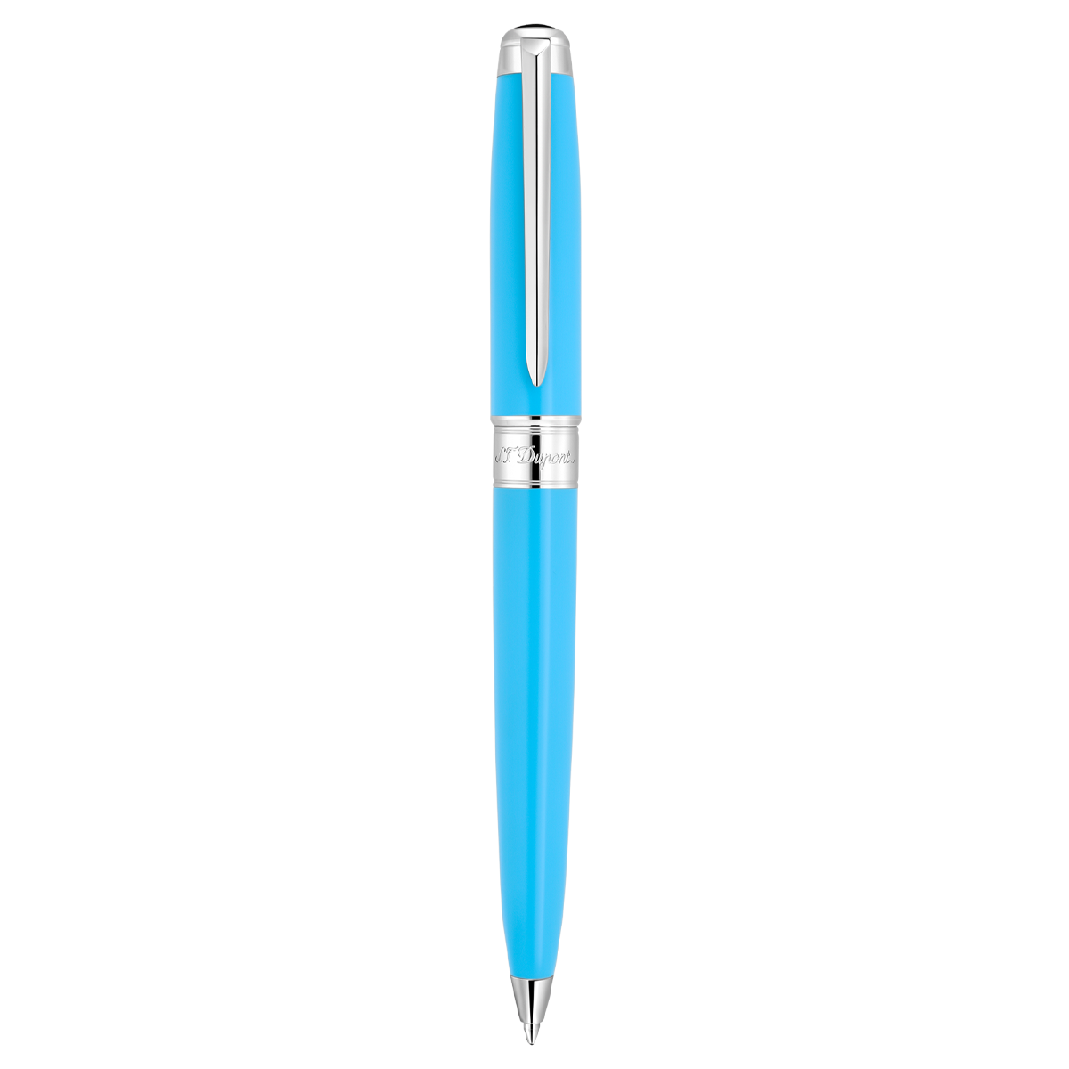 Шариковая ручка Eternity Line D 425017L Цвет Голубой Отделка палладием и натуральным лаком | S.T. Dupont