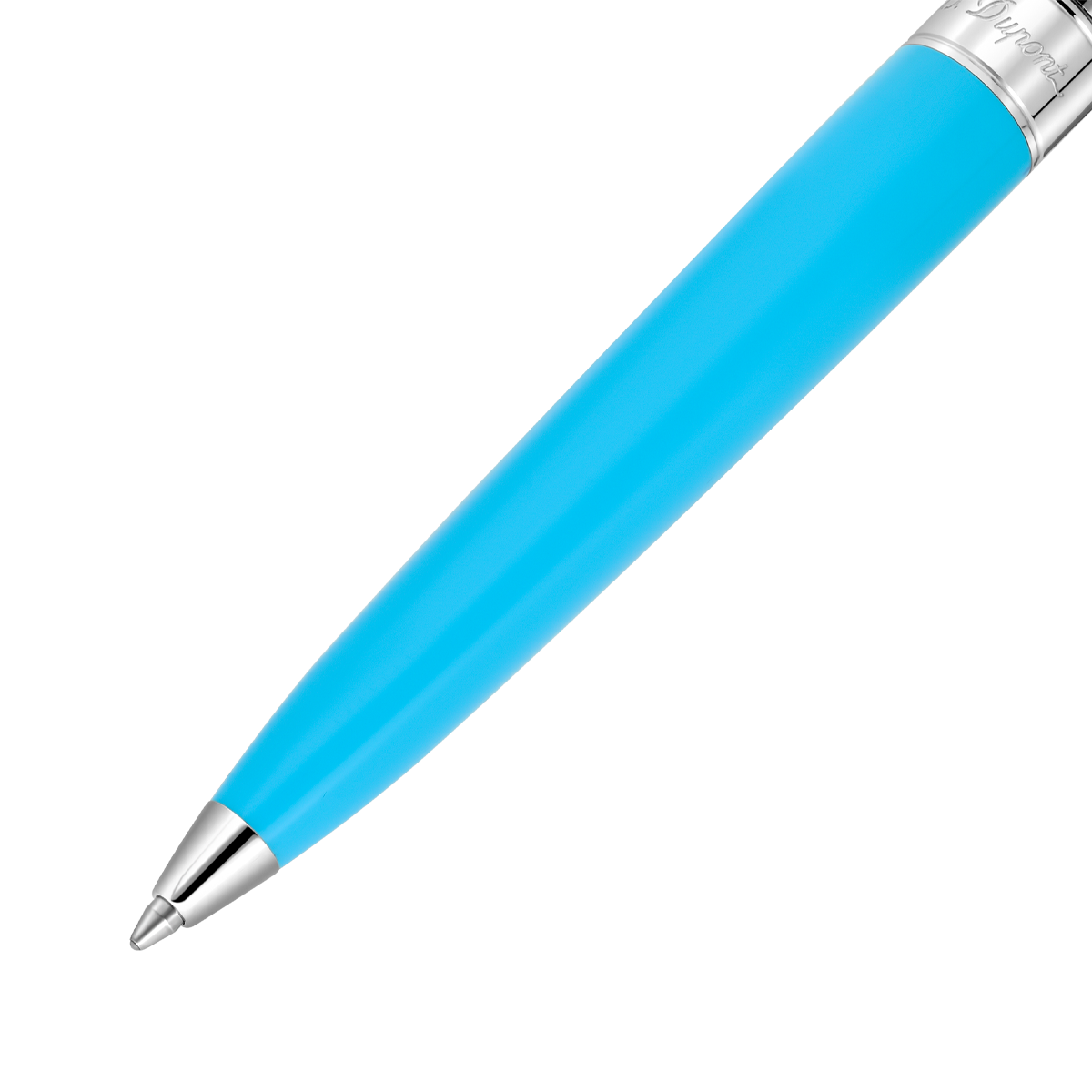 Шариковая ручка Eternity Line D 425017L Цвет Голубой Отделка палладием и натуральным лаком | S.T. Dupont