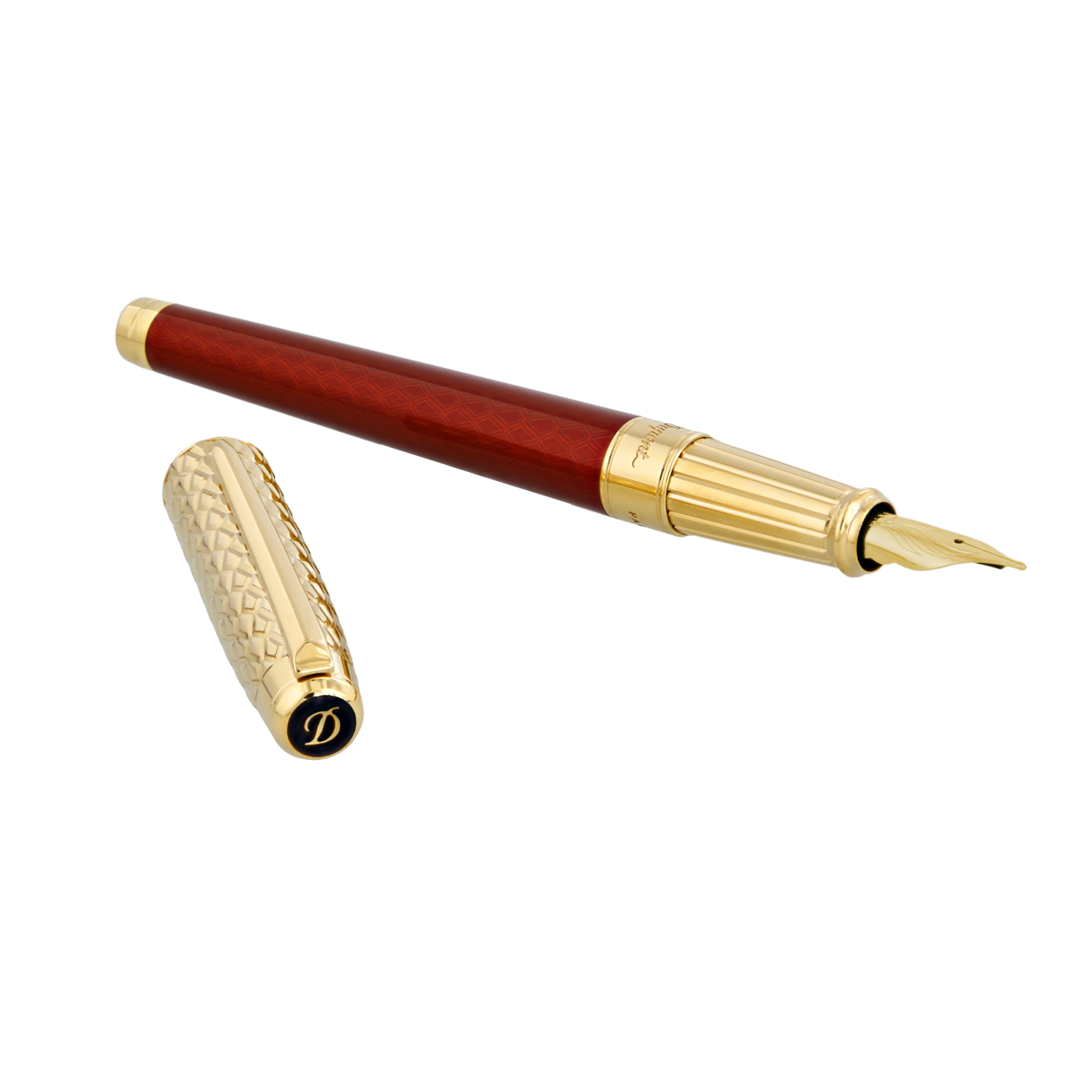 Перьевая ручка Eternity Line D 420028L Цвет Красный Отделка позолотой и лаком | S.T. Dupont