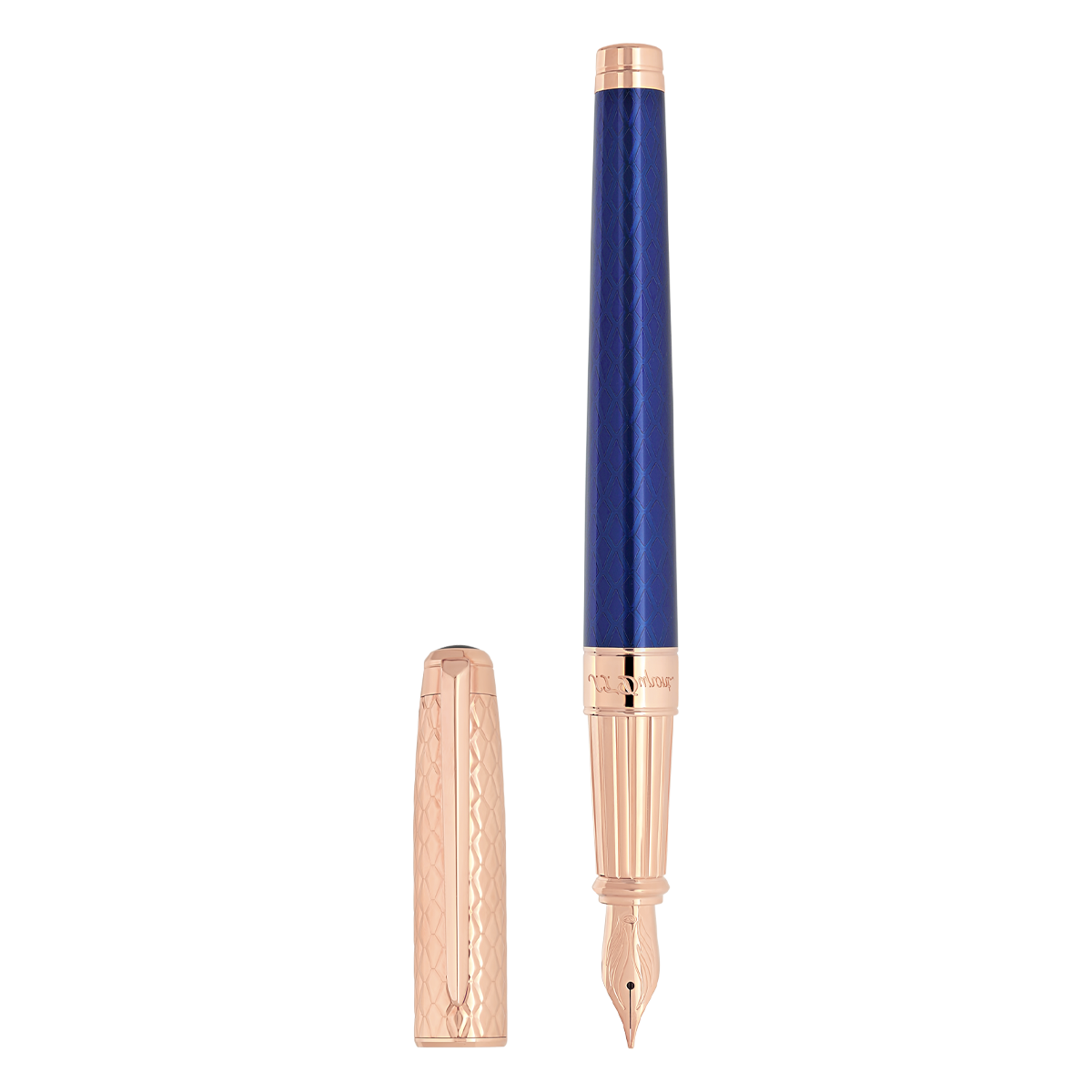 Перьевая ручка Eternity Line D 420030L Цвет Синий Отделка позолотой и лаком | S.T. Dupont