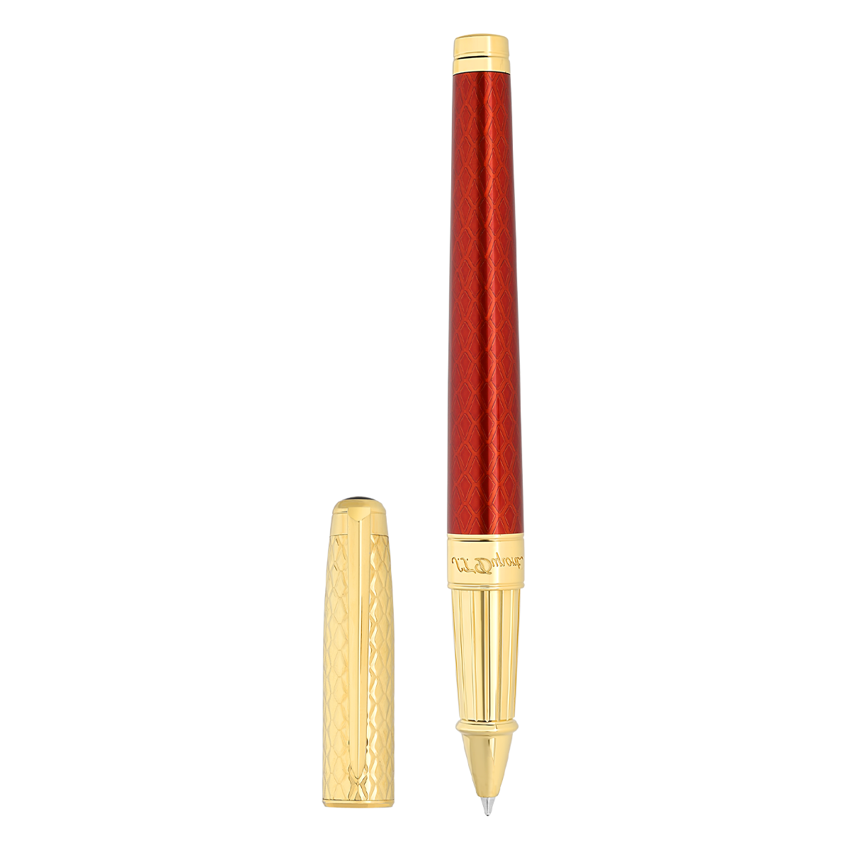 Ручка-роллер Eternity Line D 422028L Цвет Красный Отделка позолотой и лаком | S.T. Dupont